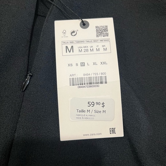 Zara black dress - Picture 3 of 3